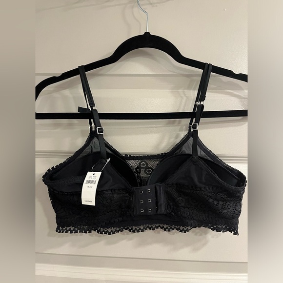 NWT AERIE REAL POWER WIRELESS PUSH UP JOY LACE BRA 34C - Picture 6 of 8